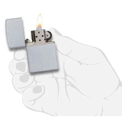 Zippo Запалка 205 - Satin Chrome