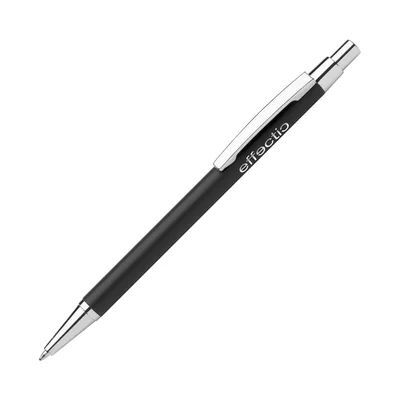 Office 1 Химикалка Cetus Chromy, метална, черна