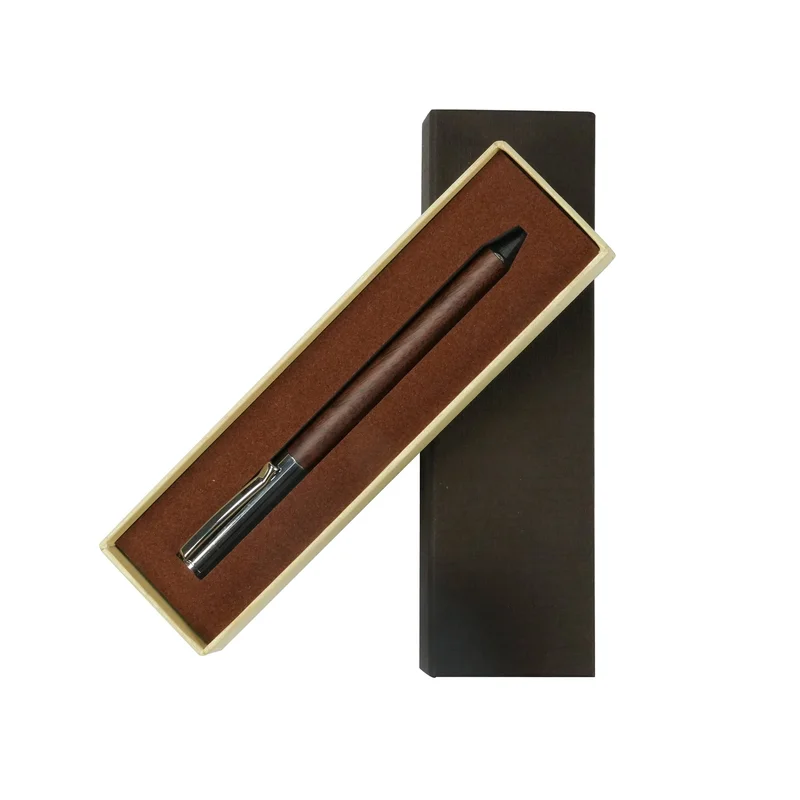 Timberink Химикалка, метал и дърво, в кутия, с включено гравиране, 20 броя