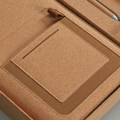Office 1 Комплект тефтер и химикалка Floral Cork, в кутия