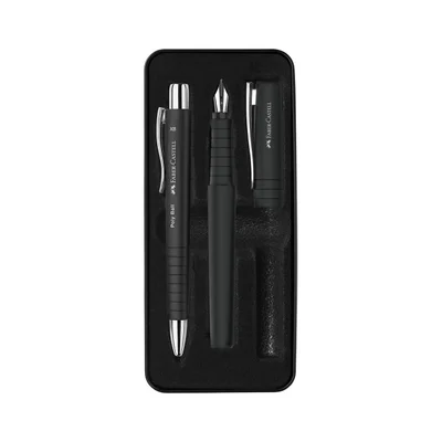Faber-Castell Писалка и химикалка Poly, В, черни