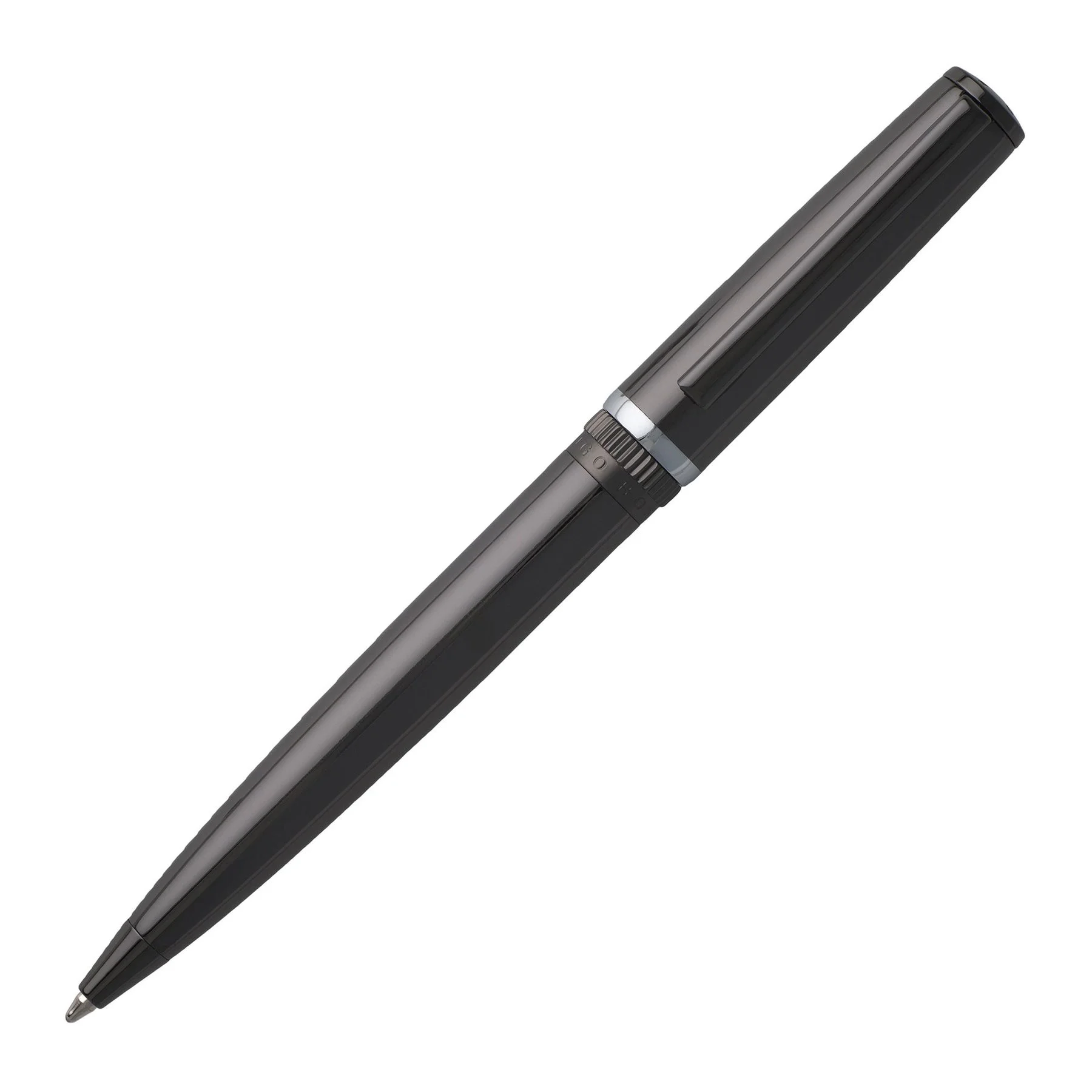 Hugo Boss Химикалка Gear Metal, в кутия, тъмнозелена