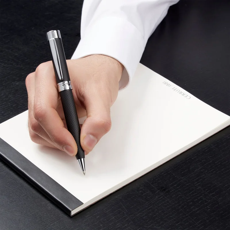 Cerruti 1881 Химикалка Zoom Diamond, в кутия, черна
