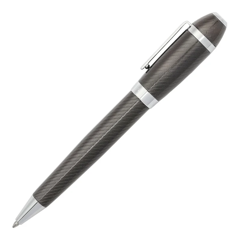 Hugo Boss Химикалка Arc Futurist, в кутия, сива
