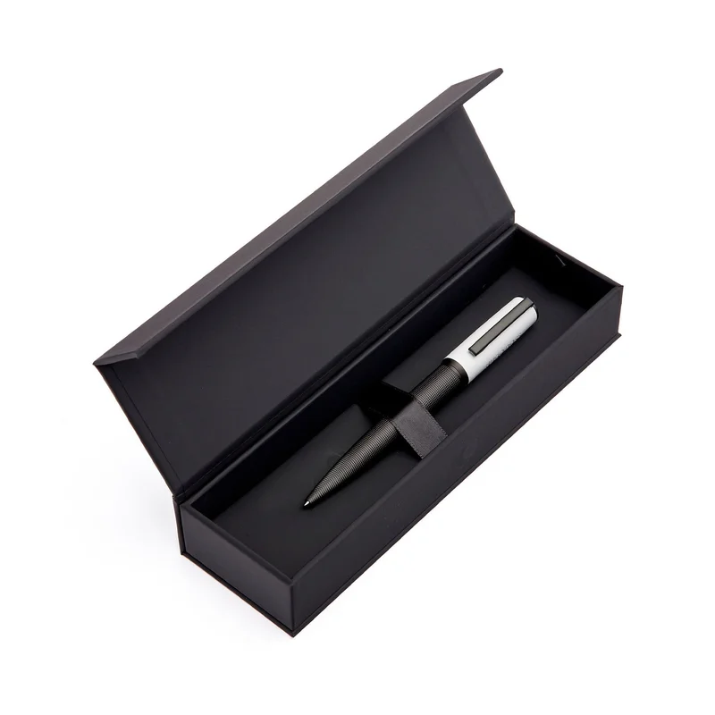 Hugo Boss Химикалка Arche Iconic, в кутия, бяла