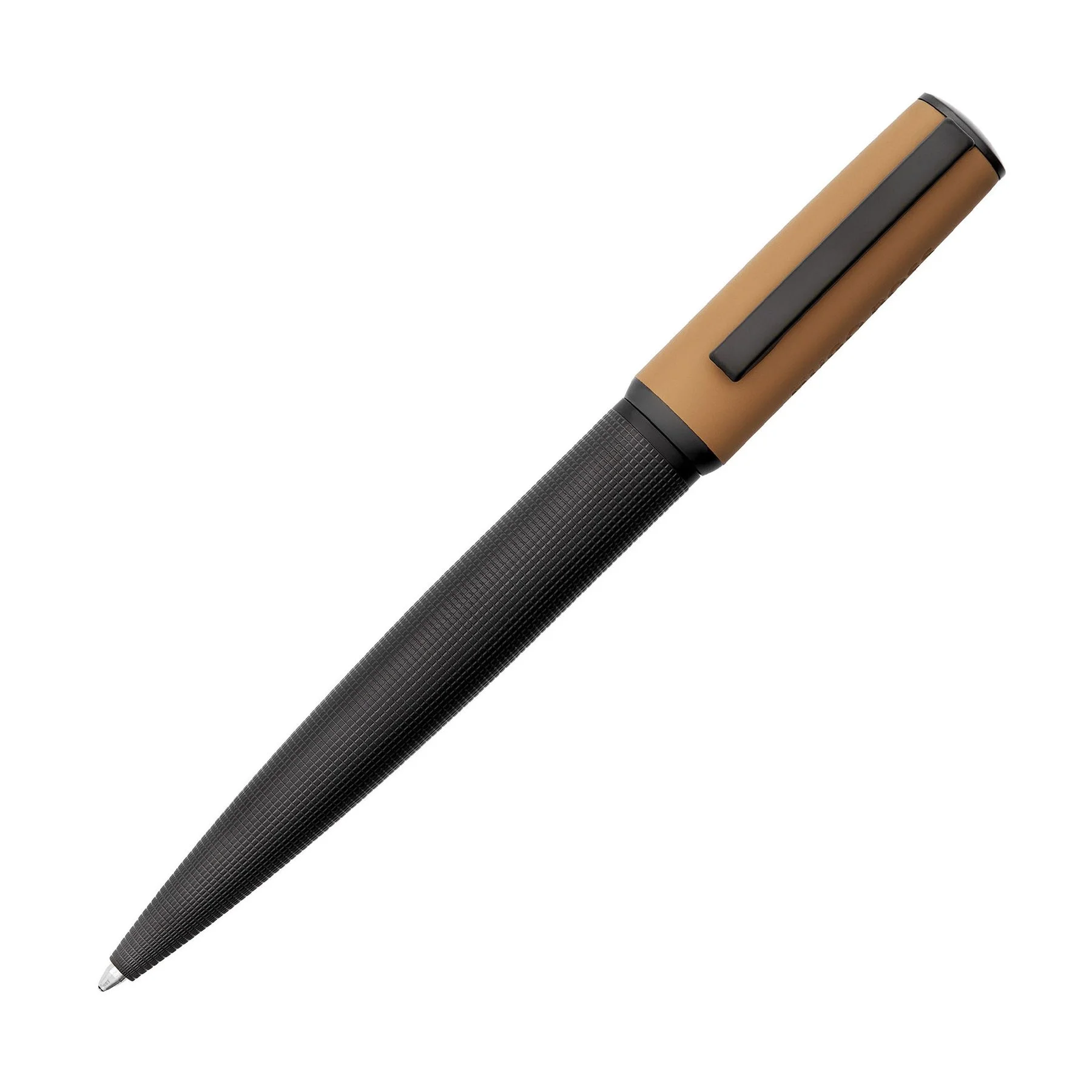 Hugo Boss Химикалка Arche Iconic, в кутия, карамел