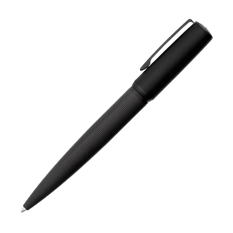 Hugo Boss Химикалка Arche Iconic, в кутия, черна