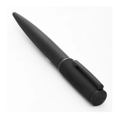 Hugo Boss Химикалка Arche Iconic, в кутия, черна