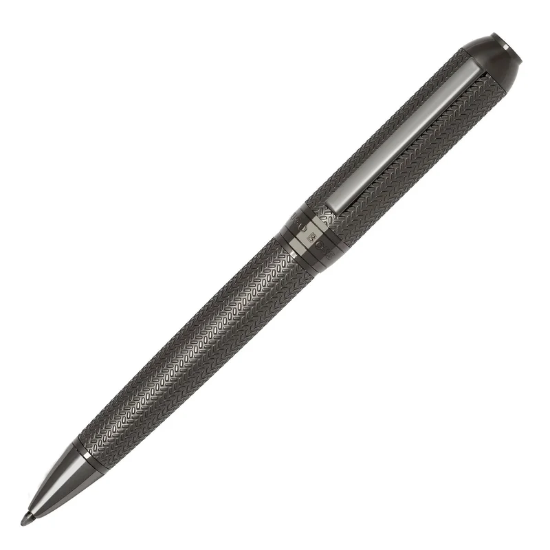 Hugo Boss Химикалка Elemental, в кутия, хром