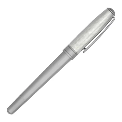 Hugo Boss Писалка Essential Metal, в кутия, сребриста
