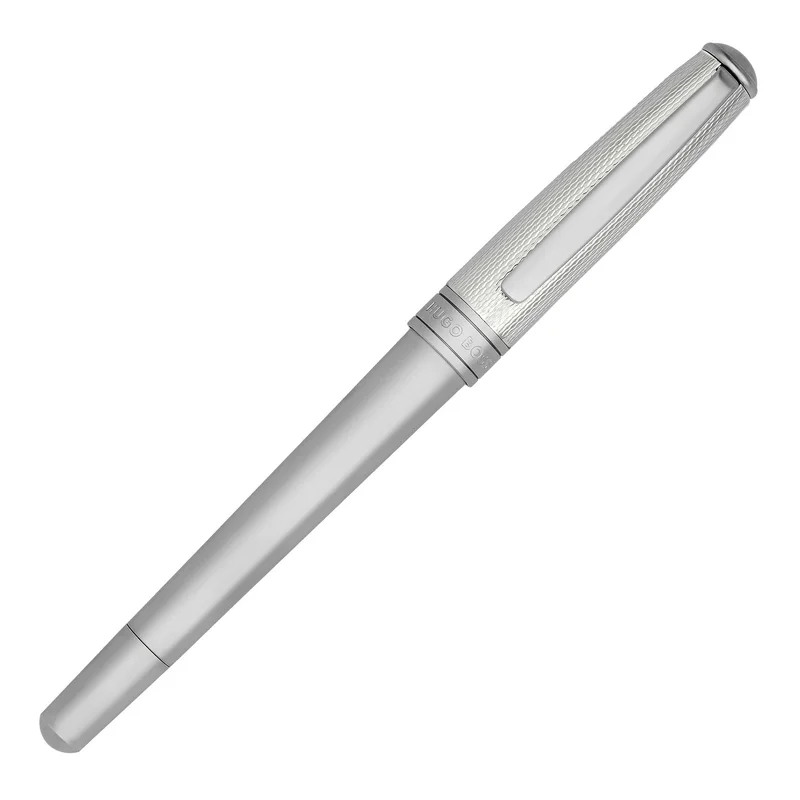 Hugo Boss Писалка Essential Metal, в кутия, сребриста