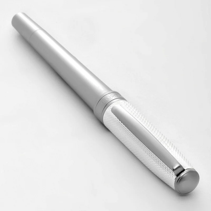 Hugo Boss Писалка Essential Metal, в кутия, сребриста