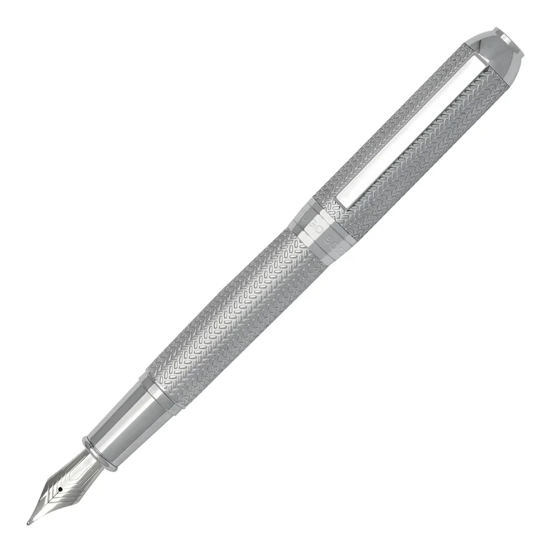 Hugo Boss Химикалка Essential Metal, в кутия, хром