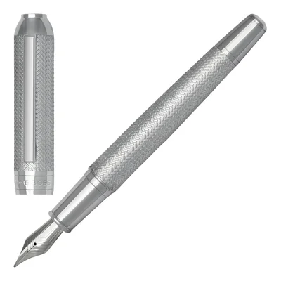 Hugo Boss Химикалка Essential Metal, в кутия, хром