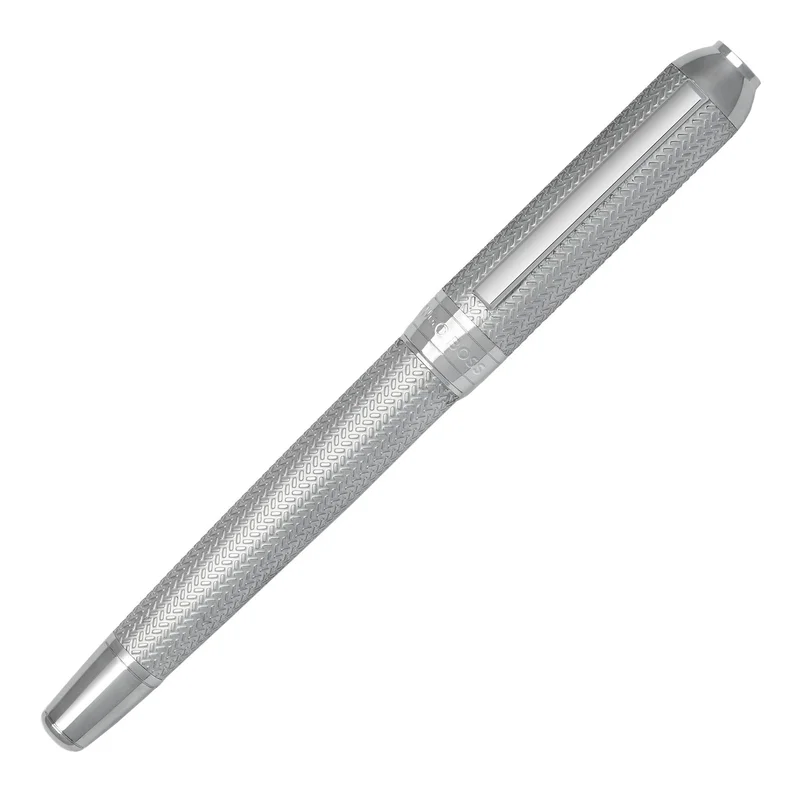 Hugo Boss Химикалка Essential Metal, в кутия, хром