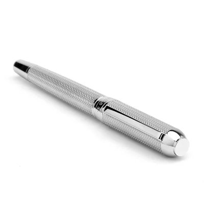 Hugo Boss Химикалка Essential Metal, в кутия, хром