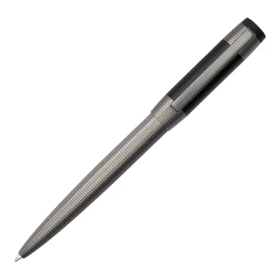Hugo Boss Химикалка Rive, в кутия, хром