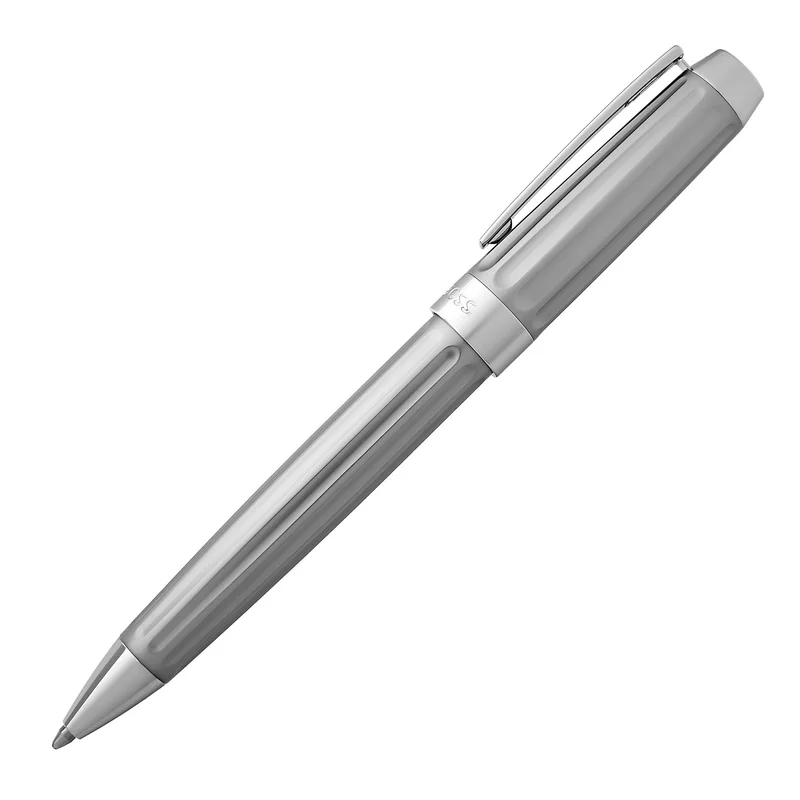 Hugo Boss Химикалка Beam Chrome, в кутия, сребриста