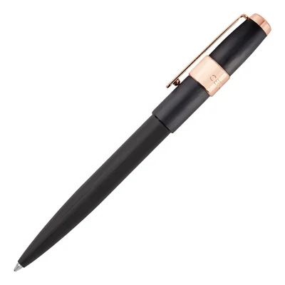 Cerruti 1881 Химикалка Block Brushed, в кутия, черна