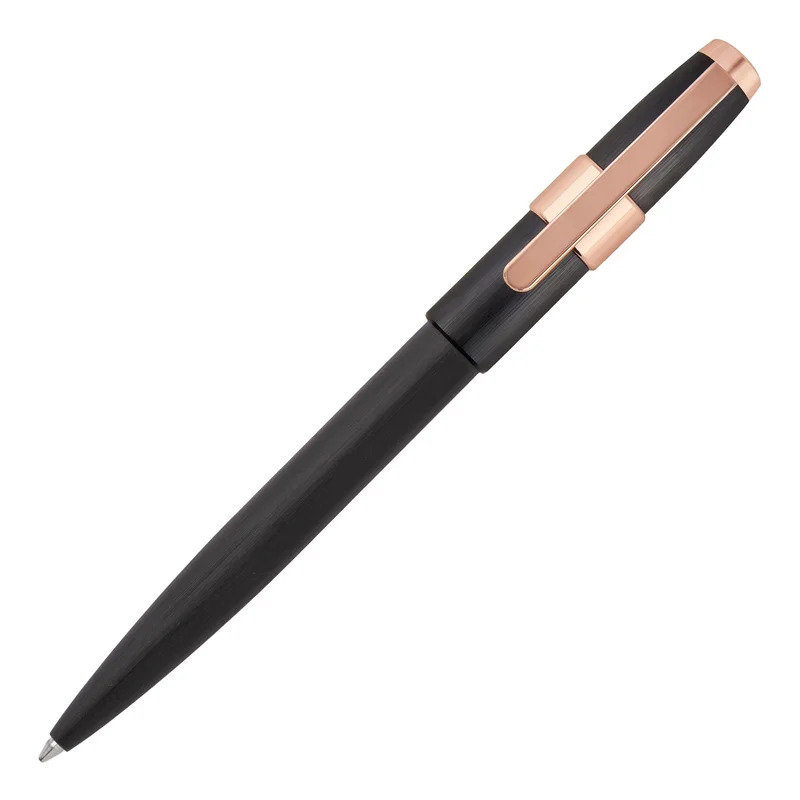 Cerruti 1881 Химикалка Block Brushed, в кутия, черна