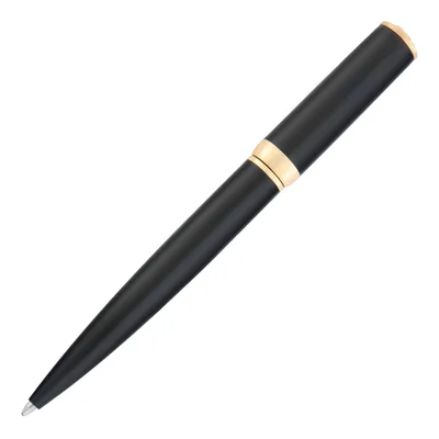Hugo Boss Химикалка Arche Double B, черно-златиста