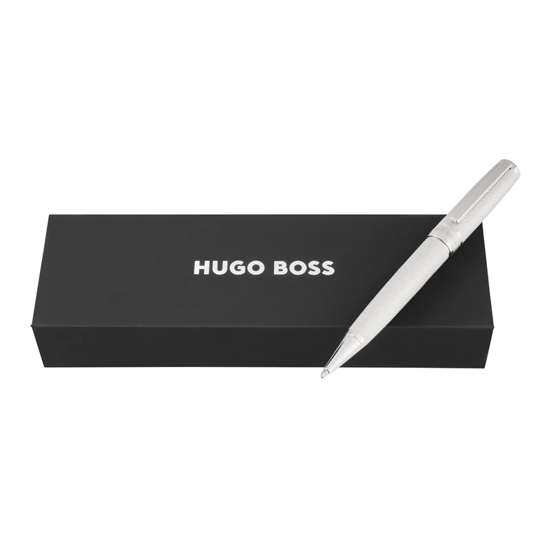 Hugo Boss Химикалка Totem, сребриста