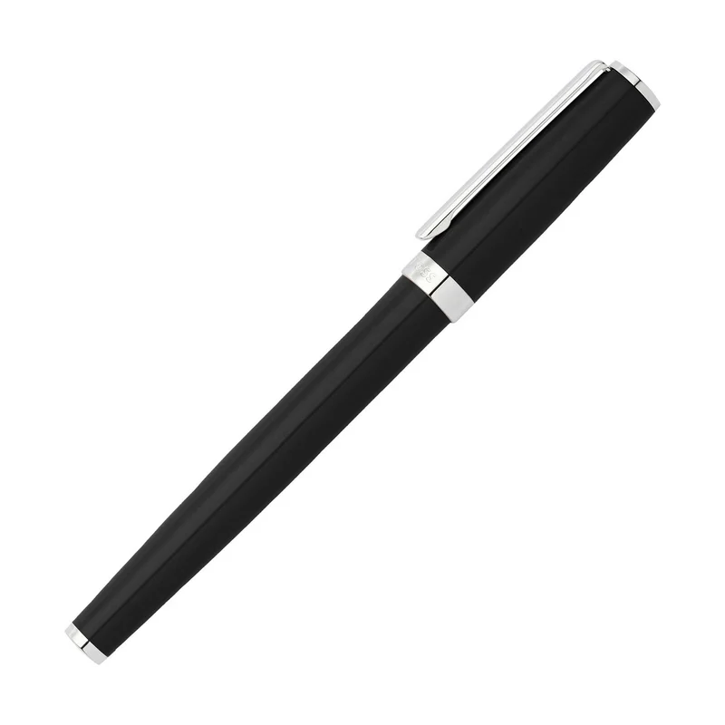 Hugo Boss Ролер Gear Icon, в кутия, черно-сребрист