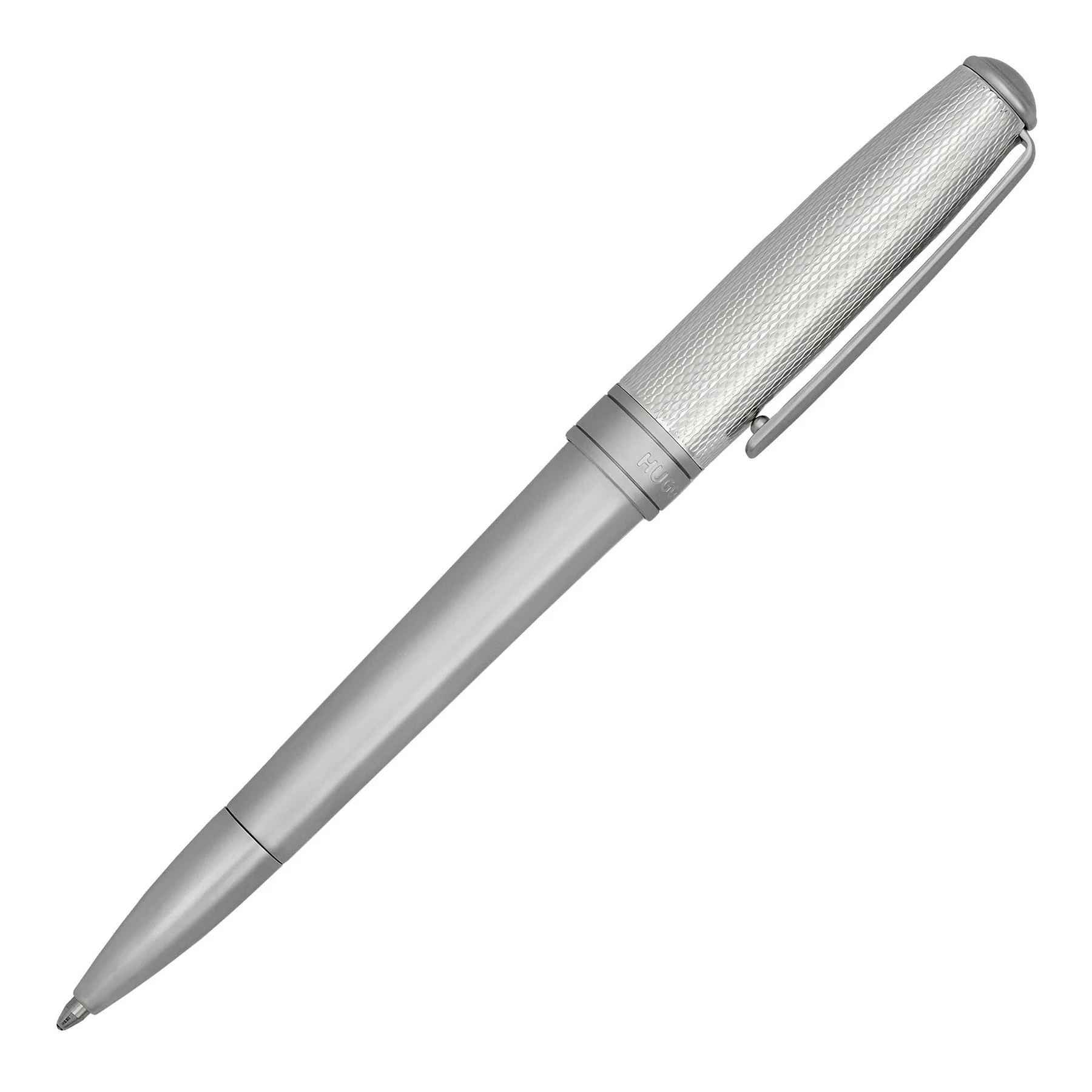 Hugo Boss Химикалка Essential Metal, в кутия, сребриста