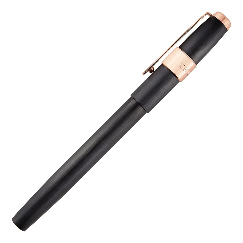 Cerruti 1881 Ролер Block Brushed, в кутия, черен