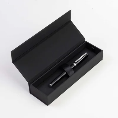 Hugo Boss Писалка Gear Icon, в кутия, черна