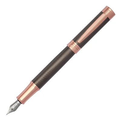 Cerruti 1881 Писалка Zoom Diamond, в кутия, цвят мед