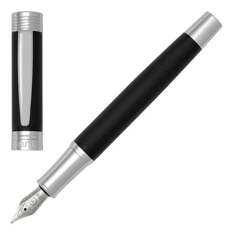 Cerruti 1881 Писалка Zoom Diamond, в кутия, черна
