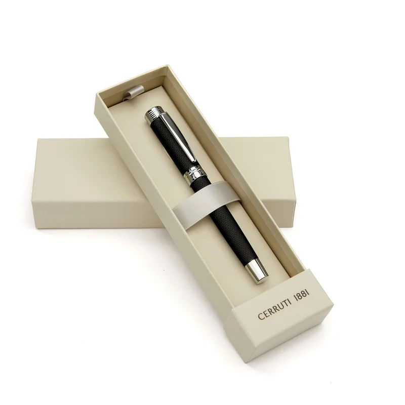 Cerruti 1881 Писалка Zoom Diamond, в кутия, черна