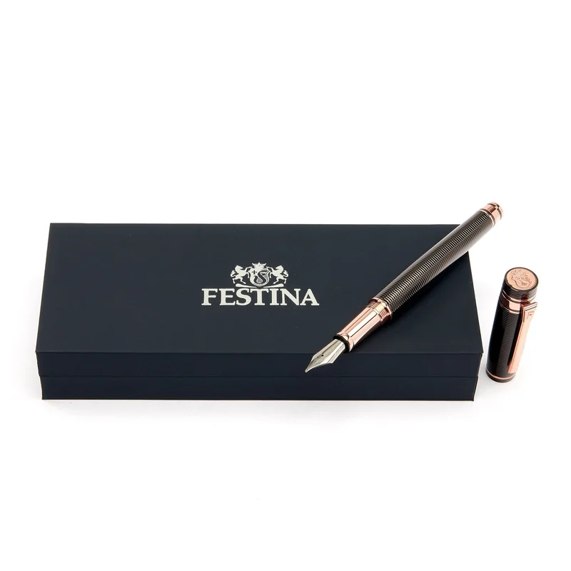 Festina Писалка Bold Stripe, в кутия, розово злато