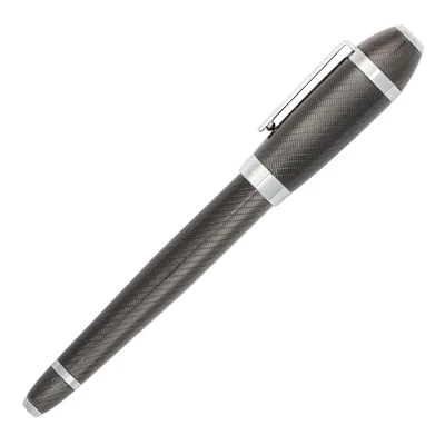 Hugo Boss Писалка Arc Futurist, в кутия, сива