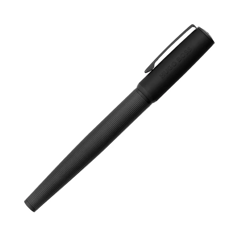 Hugo Boss Писалка Arche Iconic, в кутия, черна