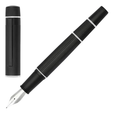 Hugo Boss Писалка Core, в кутия, черна