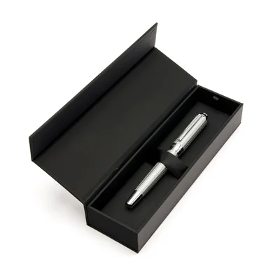 Hugo Boss Писалка Elemental, в кутия, сребриста