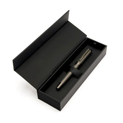 Hugo Boss Писалка Elemental, в кутия, хром