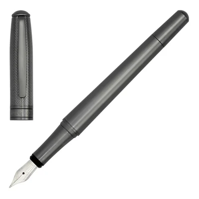 Hugo Boss Писалка Essential Metal, в кутия, хром