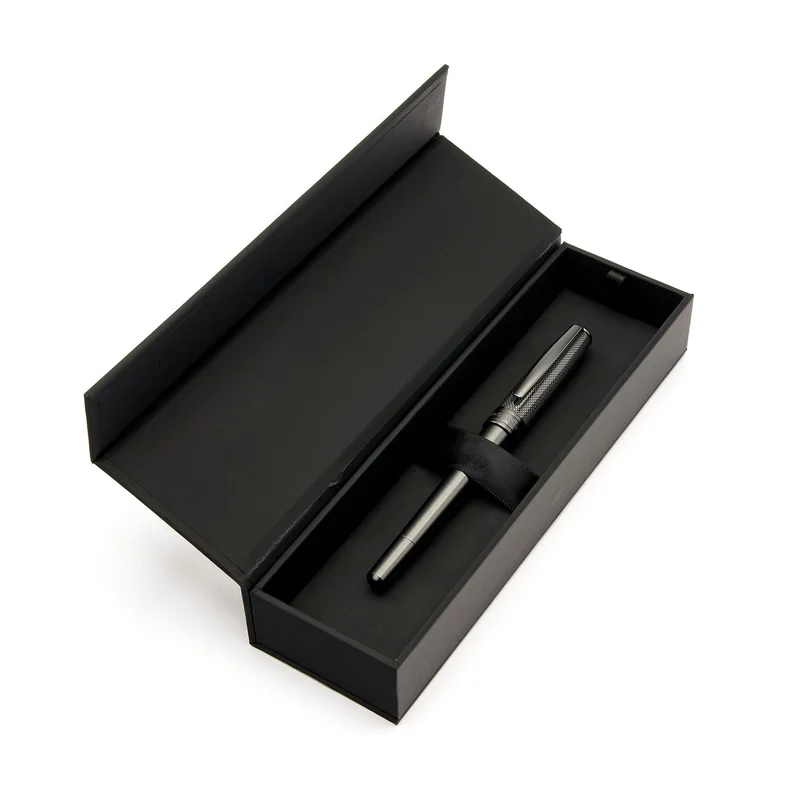 Hugo Boss Писалка Essential Metal, в кутия, хром