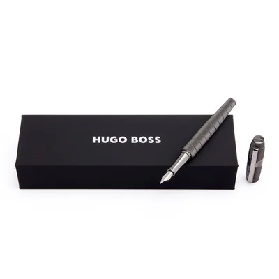Hugo Boss Писалка Quantum, в кутия, хром