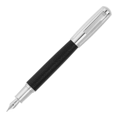 Hugo Boss Писалка Pure Iconic, в кутия, черна