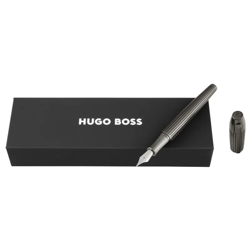 Hugo Boss Писалка Arcade, тъмносива