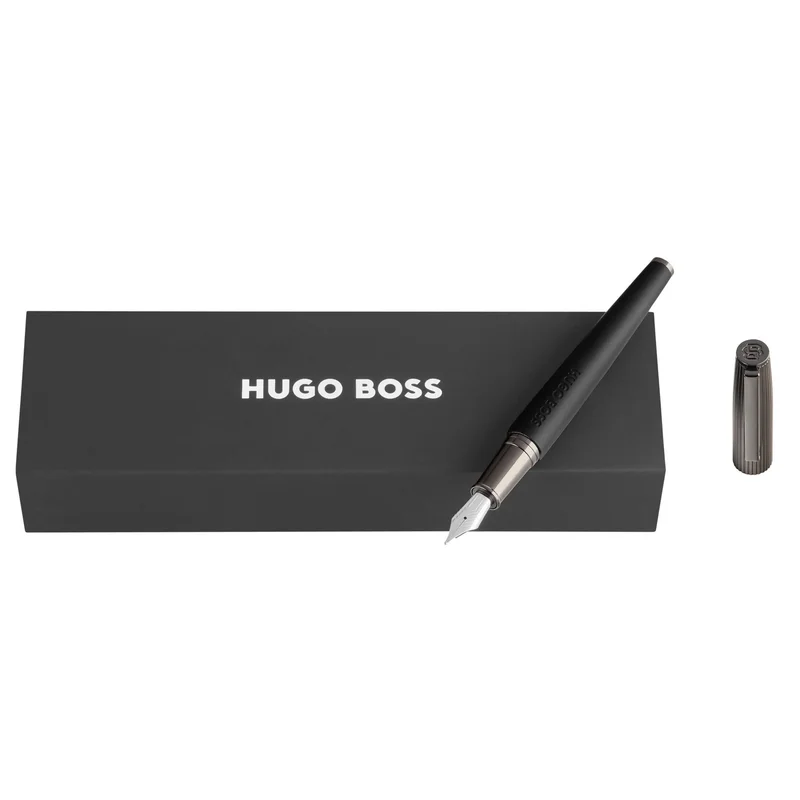 Hugo Boss Писалка Illusion Arcade, черно-сива
