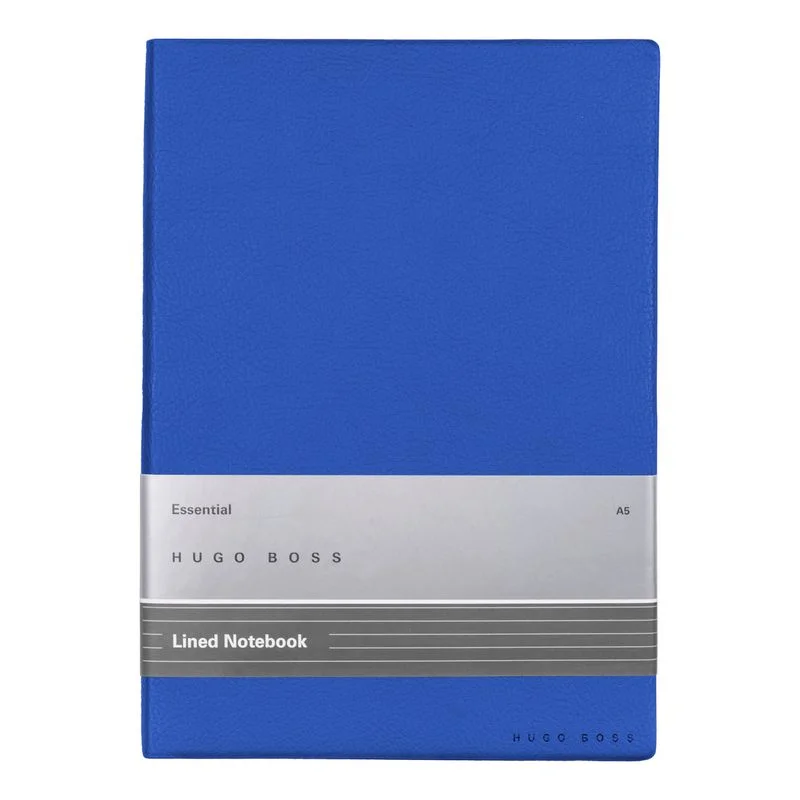 Hugo Boss Тефтер Essential Storyline, на редове, A5, син
