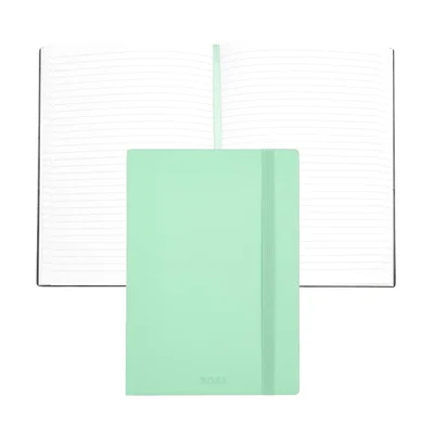 Hugo Boss Тефтер Pastel Classic, A5, на редове, светлозелен