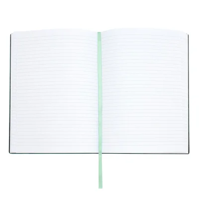 Hugo Boss Тефтер Pastel Classic, A5, на редове, светлозелен