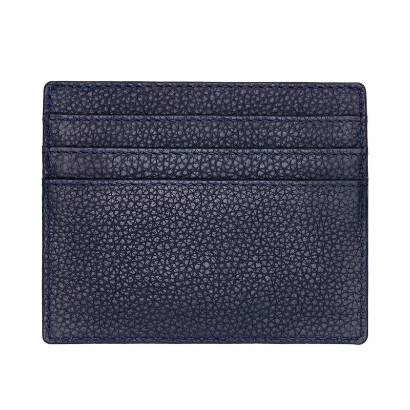 Hugo Boss Калъф за карти Classic Grained, с 6 отделения, тъмносин