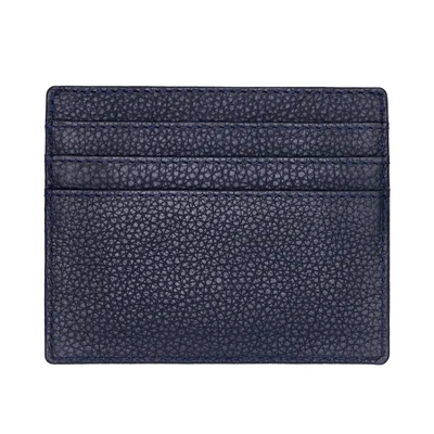 Hugo Boss Калъф за карти Classic Grained, с 6 отделения, тъмносин